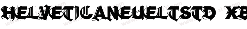 helveticaneueltstd xblkcn0字体转换